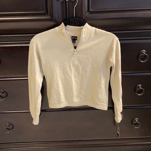 Cute Brand New Tan Sweatshirt/ Jacket